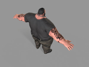gangster Model 3D