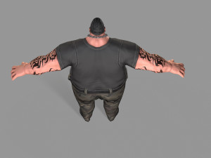 gangster Model 3D