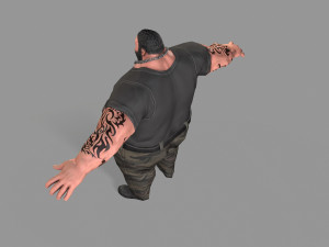 gangster Model 3D