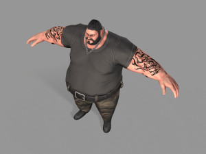 gangster Model 3D