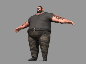 gangster Model 3D