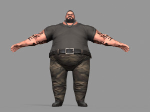gangster Model 3D