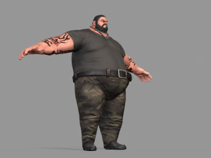 gangster Model 3D
