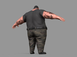 gangster Model 3D