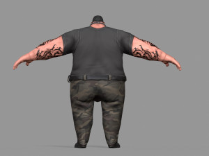 gangster Model 3D