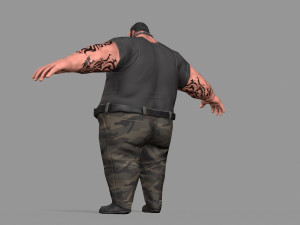 gangster Model 3D