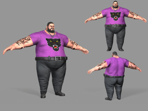 fat thug 3Dモデル