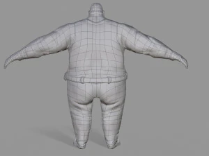 fat gangster 3D Model