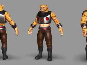 mutant cat 3D Model