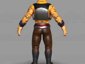 gemuteerde kat 3D Model