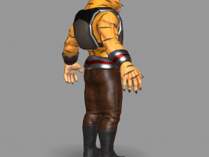 mutant cat 3D Model