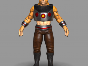 mutant cat 3D Model