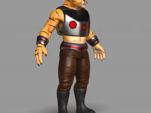 gemuteerde kat 3D Model