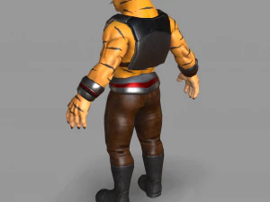 gemuteerde kat 3D Model