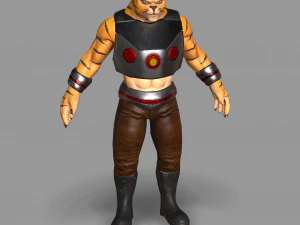 gemuteerde kat 3D Model