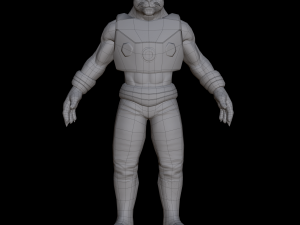 mutant cat 3D Model