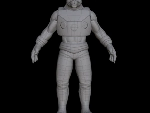 gemuteerde kat 3D Model