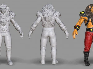 mutant lion 3D Model