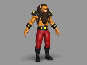 mutant lion Modello 3D