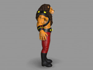 mutant lion Modello 3D