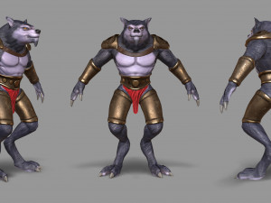 werewolf mutant Modelo 3D