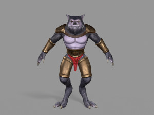 werewolf mutant Modelo 3D