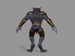 werewolf mutant Modelo 3D