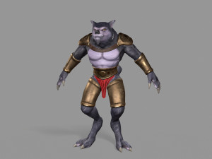 werewolf mutant Modelo 3D
