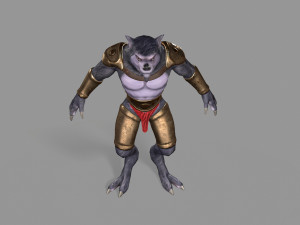 werewolf mutant Modelo 3D