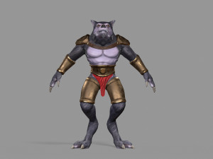 werewolf mutant Modelo 3D