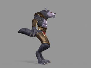 werewolf mutant Modelo 3D