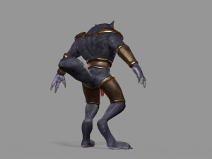 werewolf mutant Modelo 3D