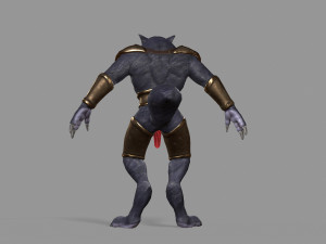 werewolf mutant Modelo 3D