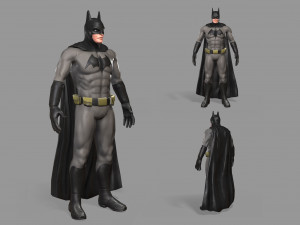 batman 3D Model in Fantasy 3DExport