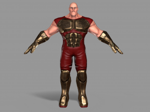 superhero 3D Model