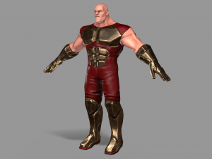 superhero 3D Model