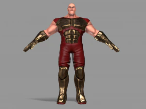 superhero 3D Model