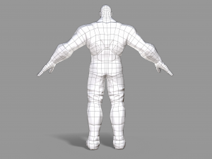 superhero 3D Model