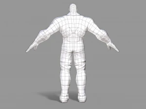 superhero 3D Model