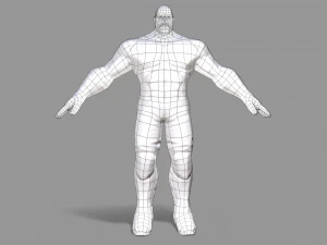 superhero 3D Model