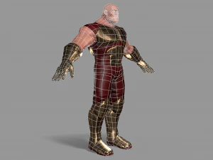 superhero 3D Model
