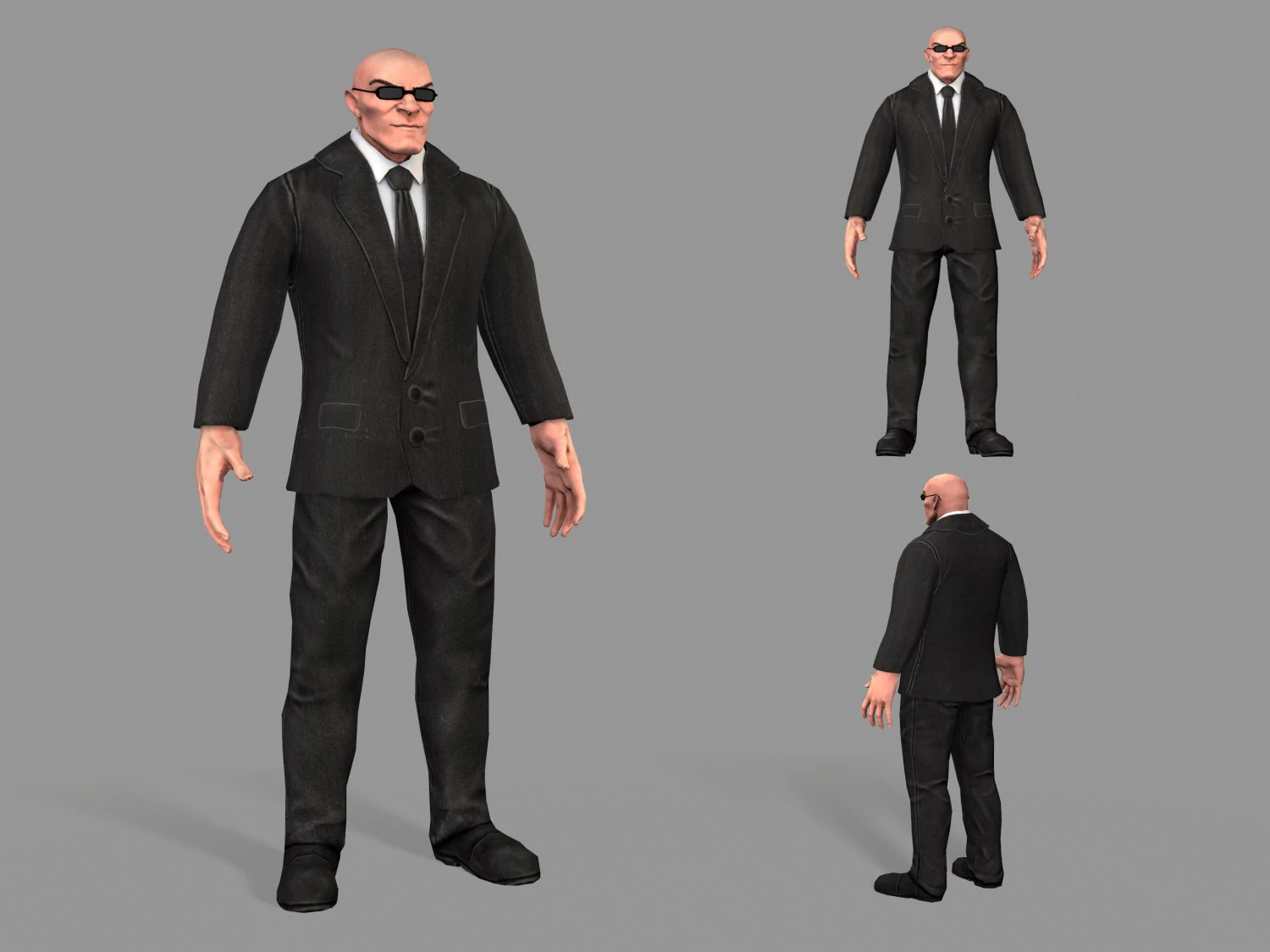 bodyguard 3D Model .c4d .max .obj .3ds .fbx .stl .blend