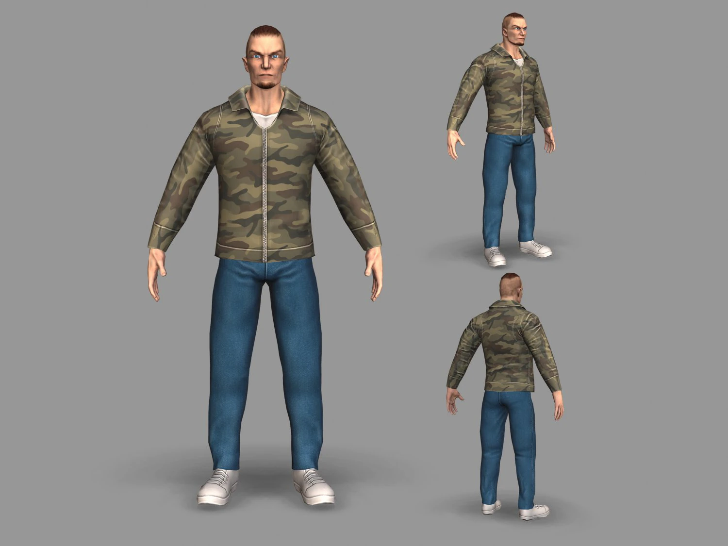 thug 3D Model .c4d .max .obj .3ds .fbx .stl .blend 