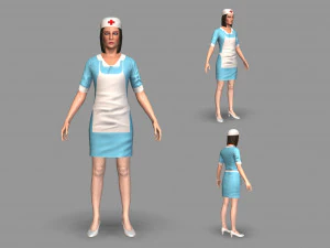 nurse 3D Model