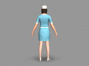 nurse 3D Model