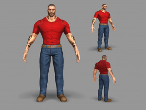 gangster 3D Model