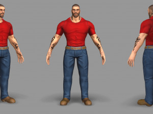 gangster Modelo 3D