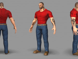 gangster Modelo 3D