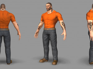 gangster Modelo 3D