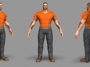 gangster Modelo 3D